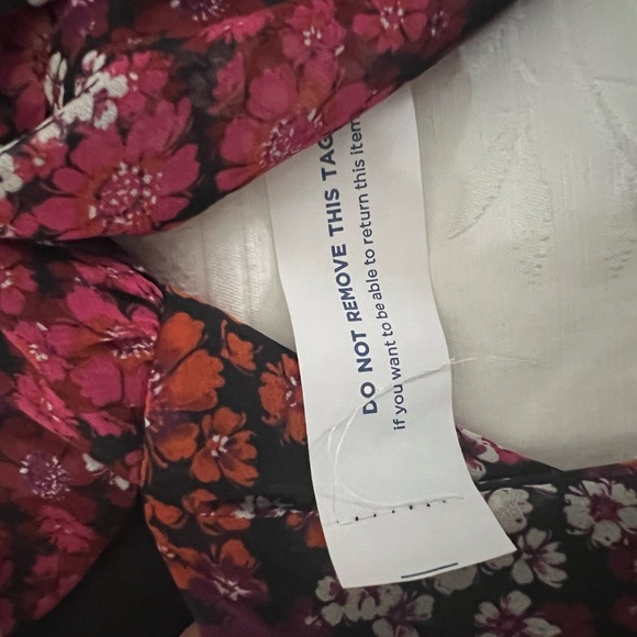 NWT FAME AND PARTNERS BEAUTIFUL FLORAL DRESS IN A PERFECT FALL COLOR-WAY - Picture 10 of 11